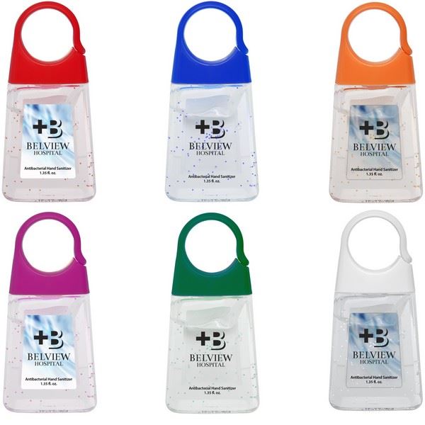 JH9298 1.35 Oz. Hand Sanitizer With Color Moisture Beads And Custom Imprint